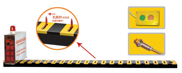 北票市V3嵌入式闯岗自动扎胎器/阻车器